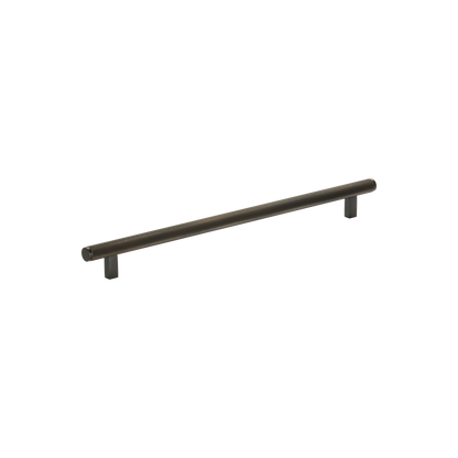 Momo Bellevue Knurled Appliance Pull Solid Brass 416mm in Dark Bronze