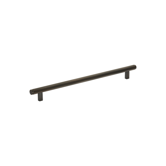 Momo Bellevue Knurled Appliance Pull Solid Brass 416mm in Dark Bronze
