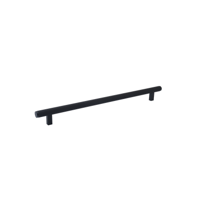 Momo Bellevue Knurled Appliance Pull Solid Brass 416mm in Matt Black