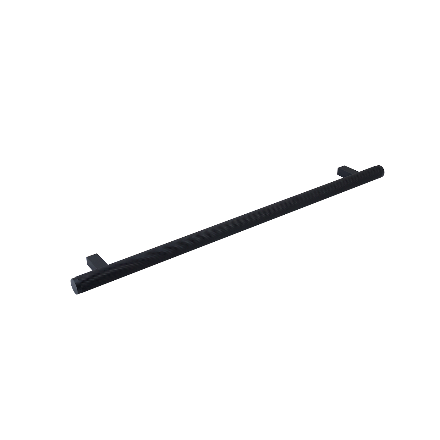 Momo Bellevue Knurled Appliance Pull Solid Brass 416mm in Matt Black (1)