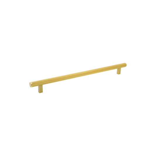 Momo Bellevue Lined Appliance Pull Solid Brass 416mm in Brushed Satin Brass