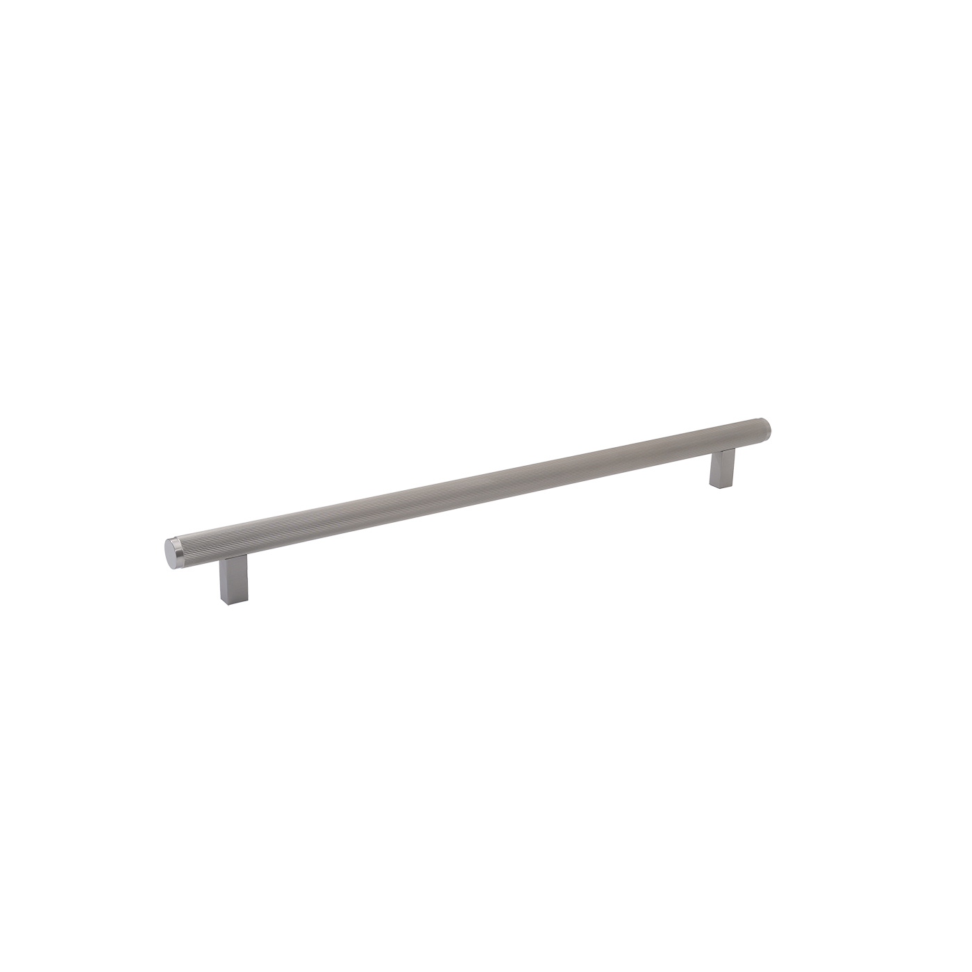 Momo Bellevue Lined Appliance Pull Solid Brass 416mm in Dull Brushed Nickel