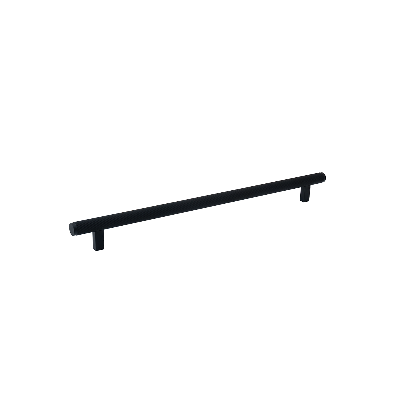 Momo Bellevue Lined Appliance Pull Solid Brass 416mm in Matt Black