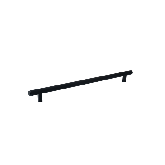 Momo Bellevue Lined Appliance Pull Solid Brass 416mm in Matt Black