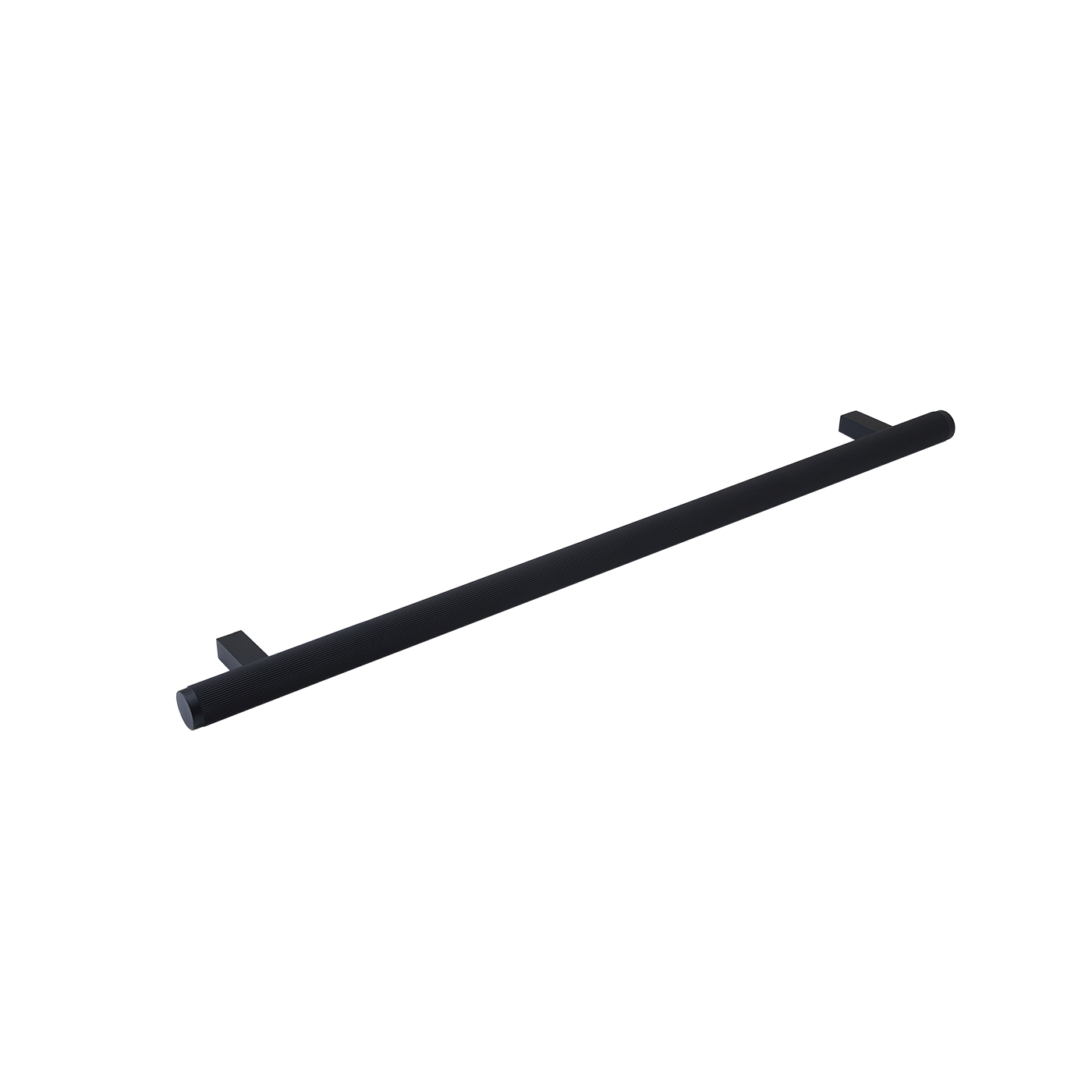 Momo Bellevue Lined Appliance Pull Solid Brass 416mm in Matt Black (1)