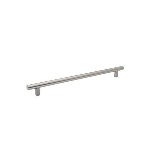 Momo Bellevue Plain Appliance Pull Solid Brass 416mm in Dull Brushed Nickel
