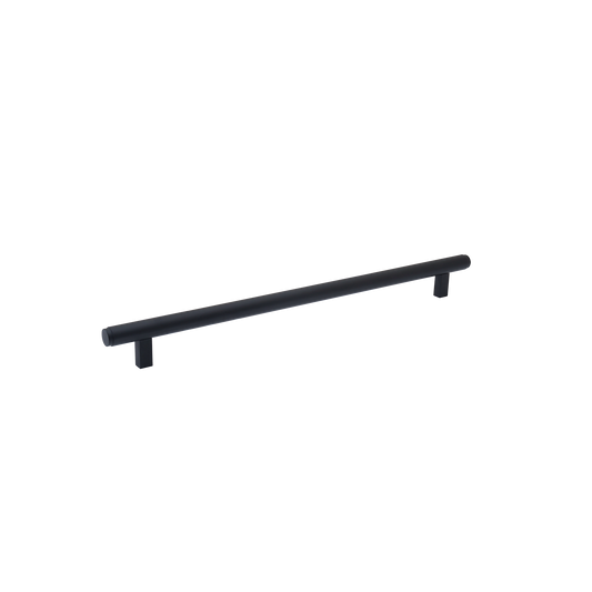 Momo Bellevue Plain Appliance Pull Solid Brass 416mm in Matt Black