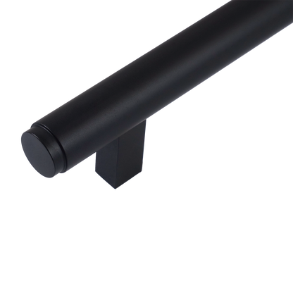 Momo Bellevue Plain Appliance Pull Solid Brass 416mm in Matt Black (2)