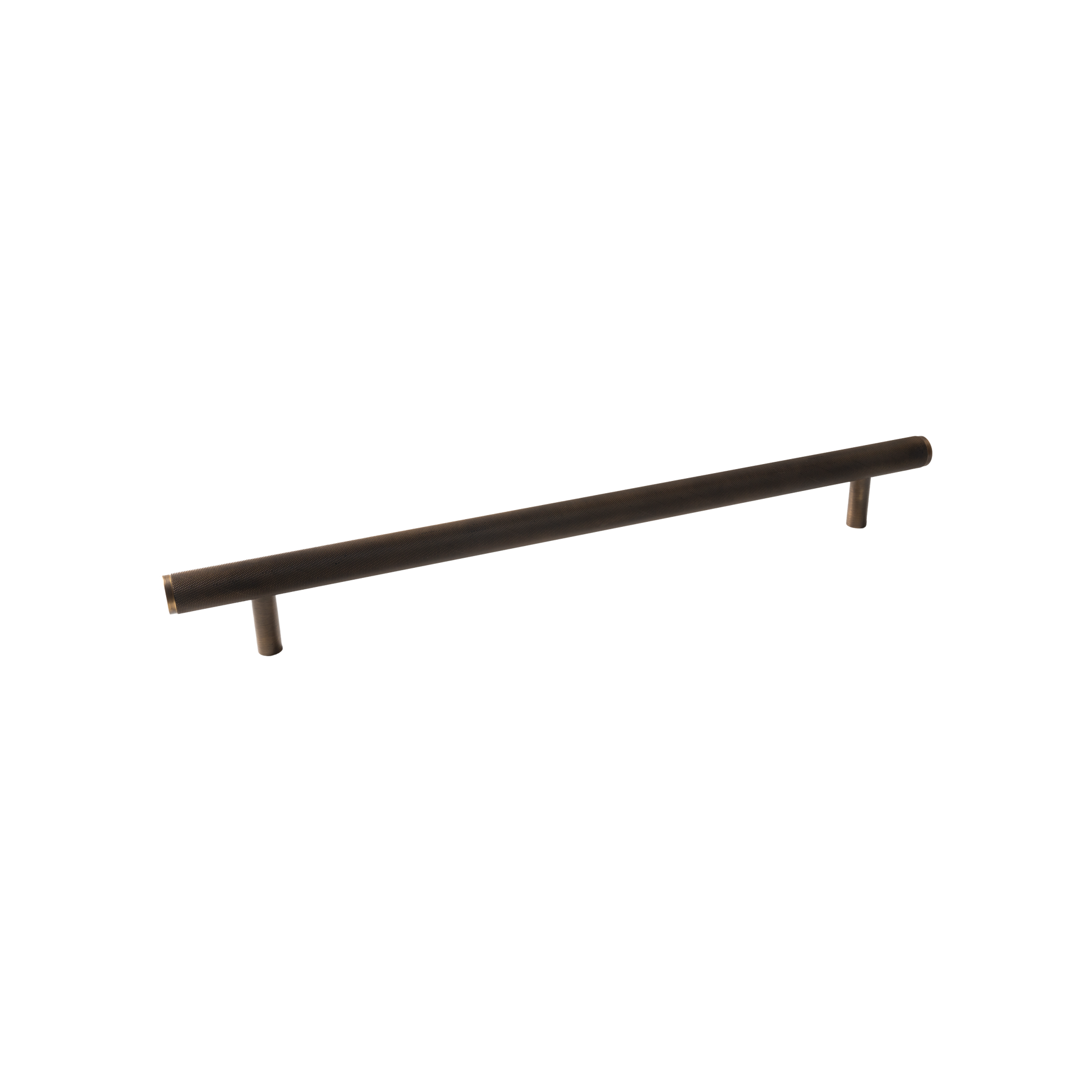 Momo Bellevue Knurled Solid Brass Entrance Pull Handle In Bronze