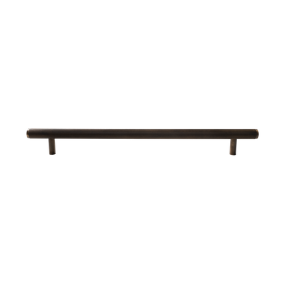 Momo Bellevue Knurled Solid Brass Entrance Pull Handle In Bronze (1)