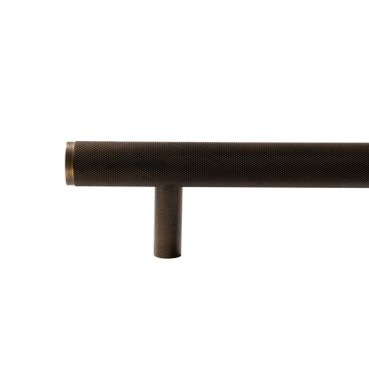 Momo Bellevue Knurled Solid Brass Door Pull Handle In Bronze (2)