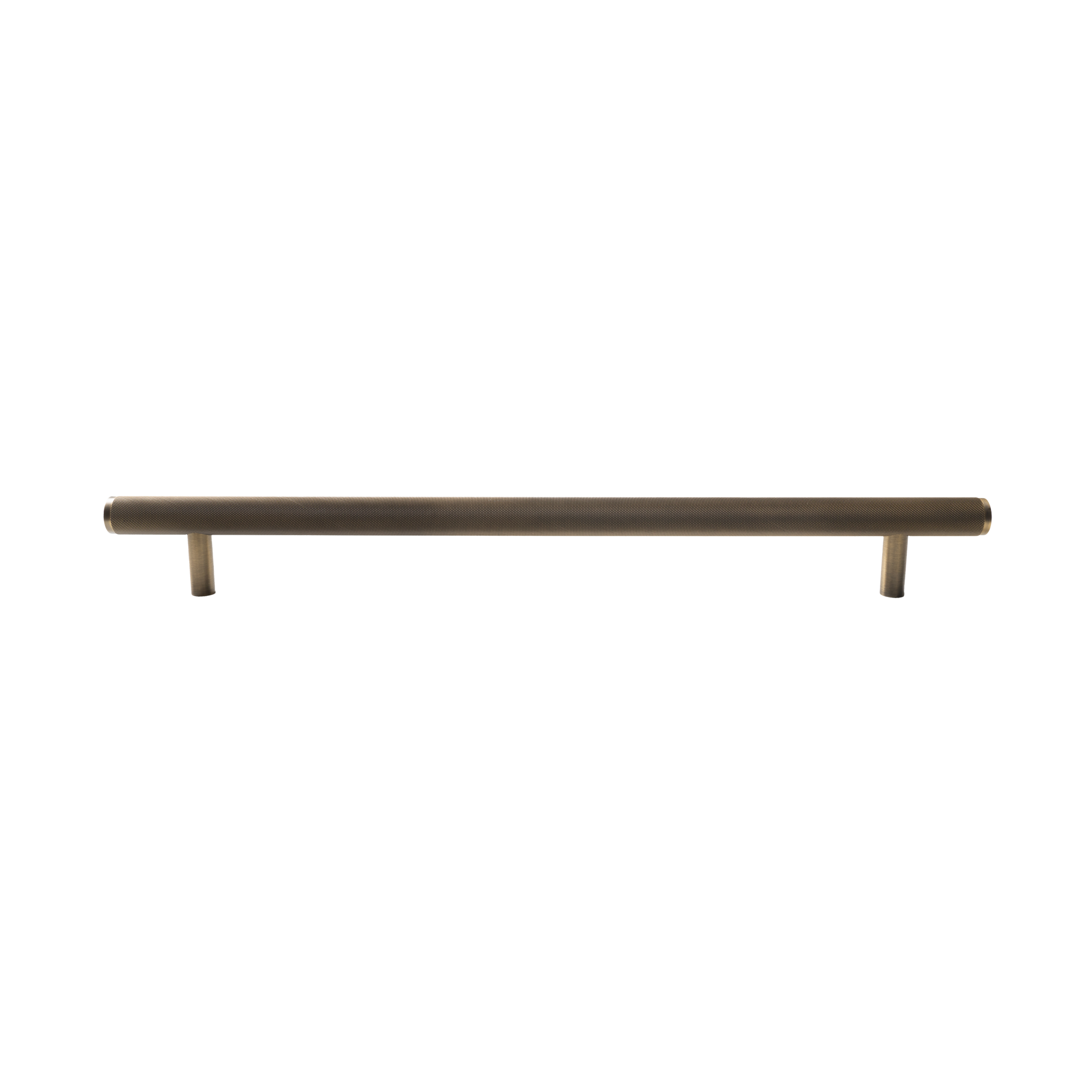 Momo Bellevue Knurled Solid Brass Entrance Pull Handle In Dark Brushed Brass (1)