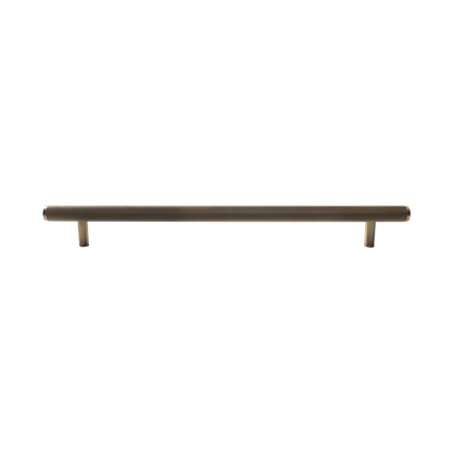 Momo Bellevue Knurled Solid Brass Entrance Pull Handle In Dark Brushed Brass (1)