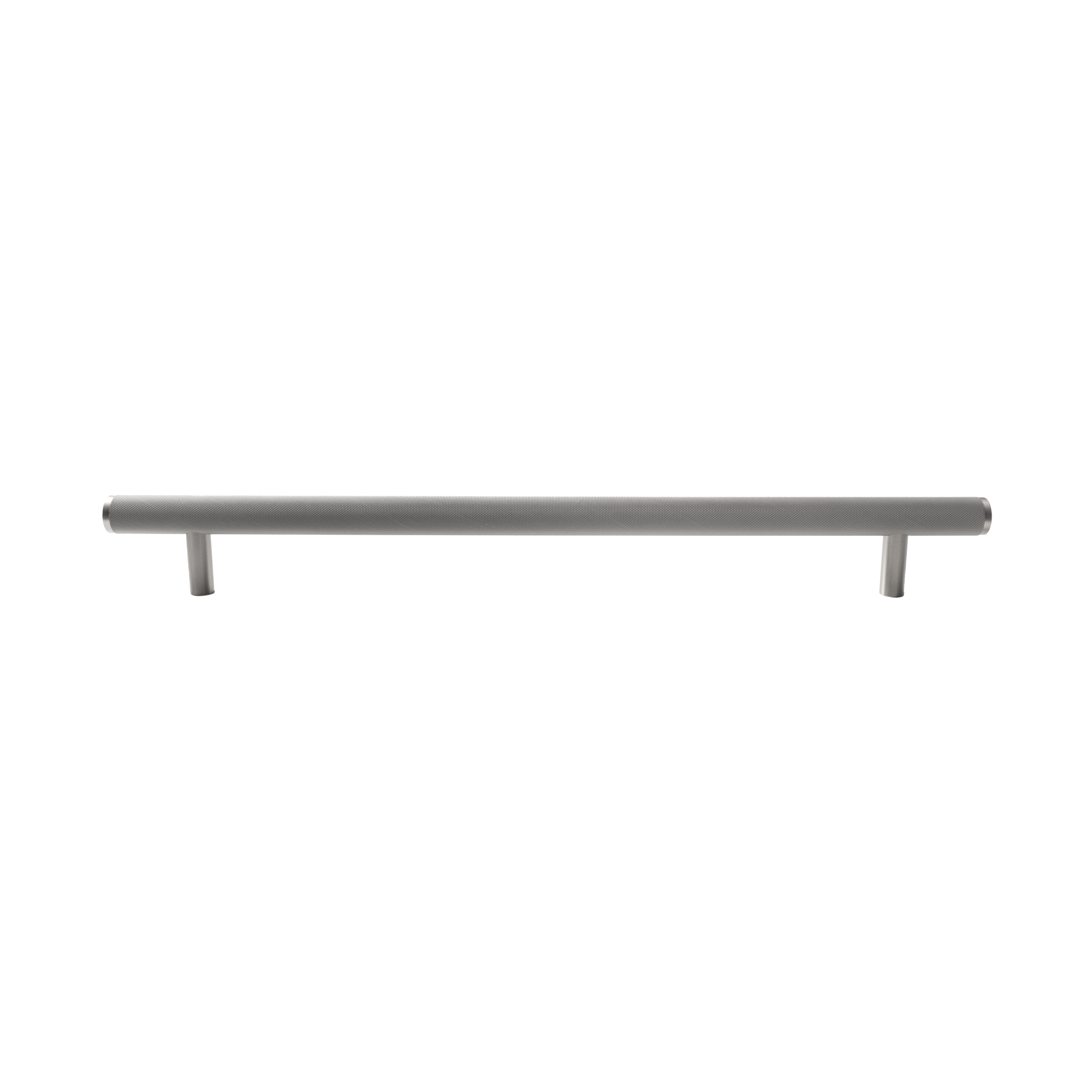 Momo Bellevue Knurled Solid Brass Entrance Pull Handle In Dull Brushed Nickel (1)
