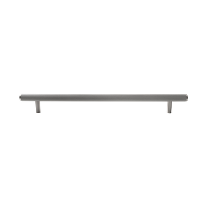Momo Bellevue Knurled Solid Brass Entrance Pull Handle In Dull Brushed Nickel (1)
