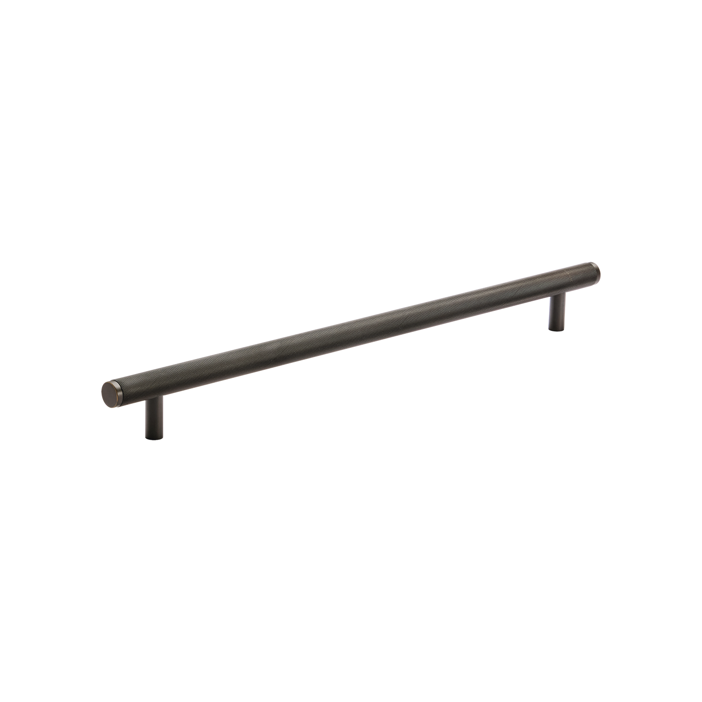 Momo Bellevue Knurled Solid Brass Entrance Pull Handle In Dark Bronze