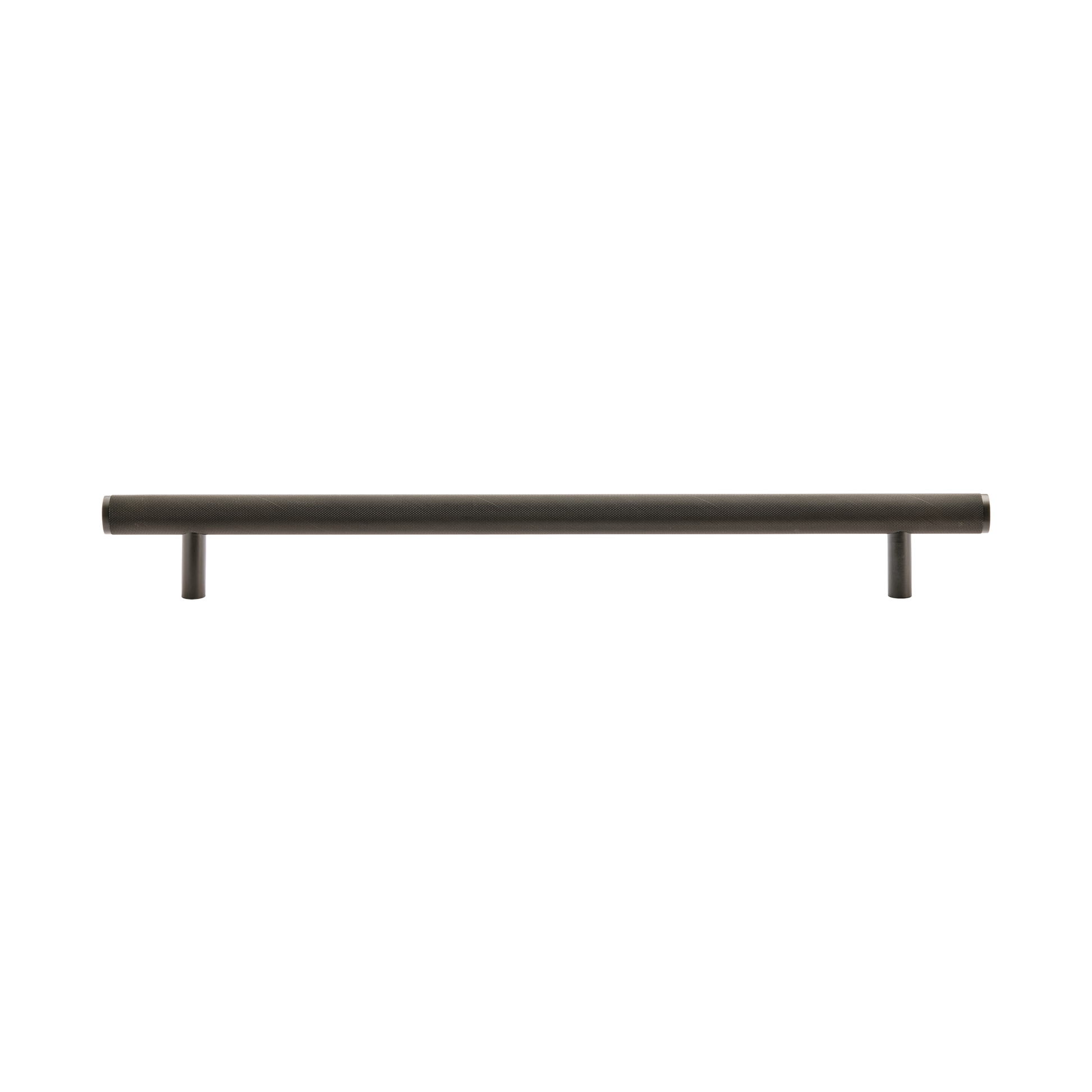 Momo Bellevue Knurled Solid Brass Entrance Pull Handle In Dark Bronze (1)