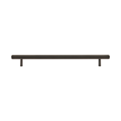 Momo Bellevue Knurled Solid Brass Entrance Pull Handle In Dark Bronze (1)