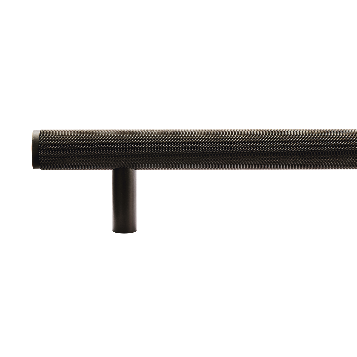 Momo Bellevue Knurled Solid Brass Entrance Pull Handle In Dark Bronze (2)