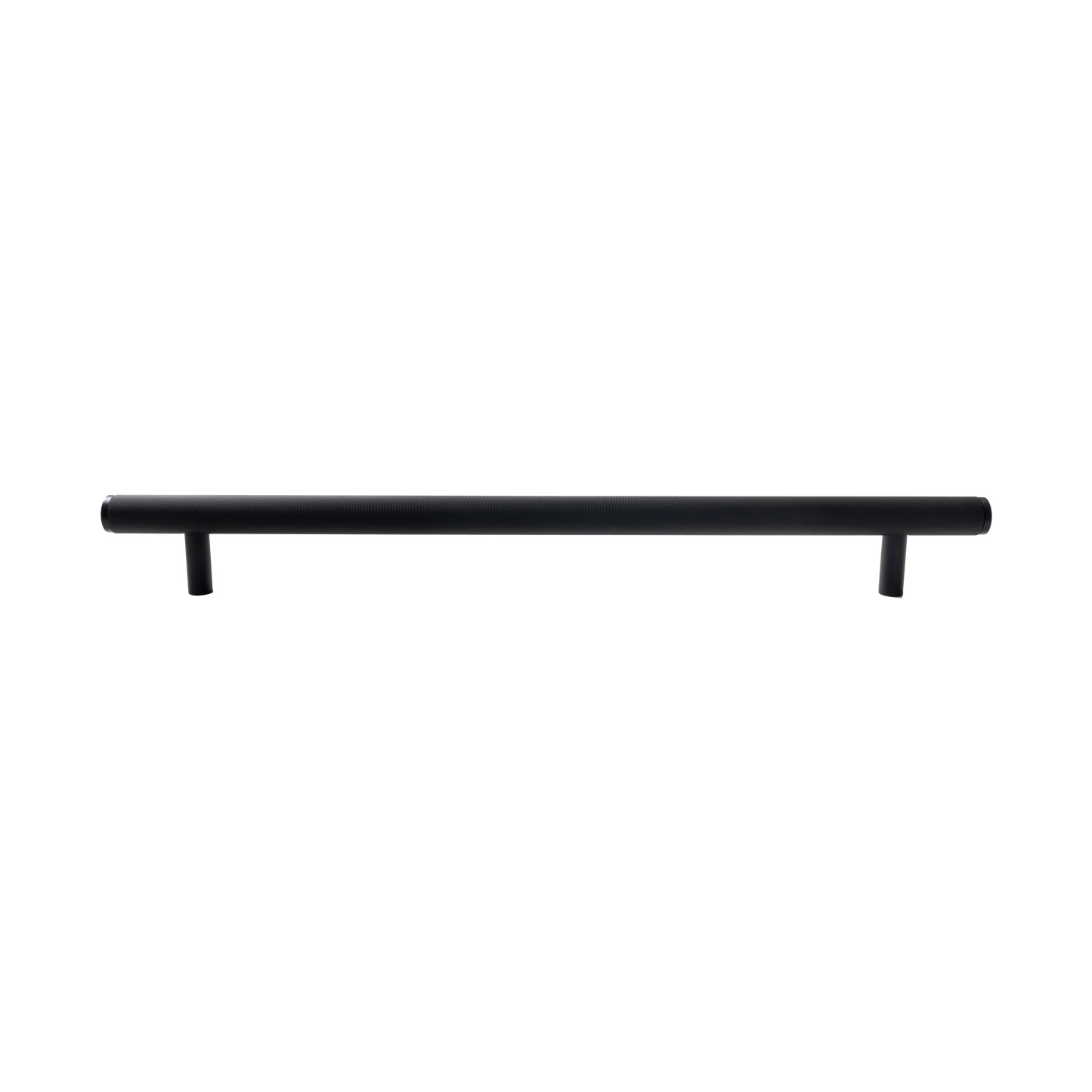 Momo Bellevue Knurled Solid Brass Entrance Pull Handle In Matt Black (1)