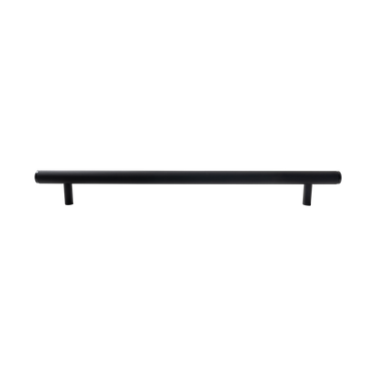 Momo Bellevue Knurled Solid Brass Entrance Pull Handle In Matt Black (1)