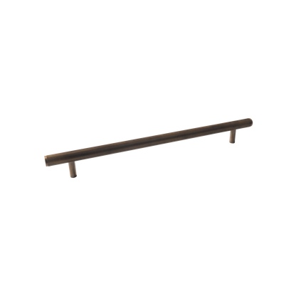 Momo Bellevue Lined Solid Brass Entrance Pull Handle In Bronze