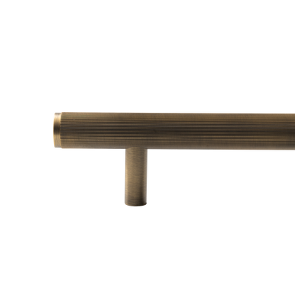 Momo Bellevue Lined Solid Brass Entrance Pull Handle In Dark Brushed Brass (2)