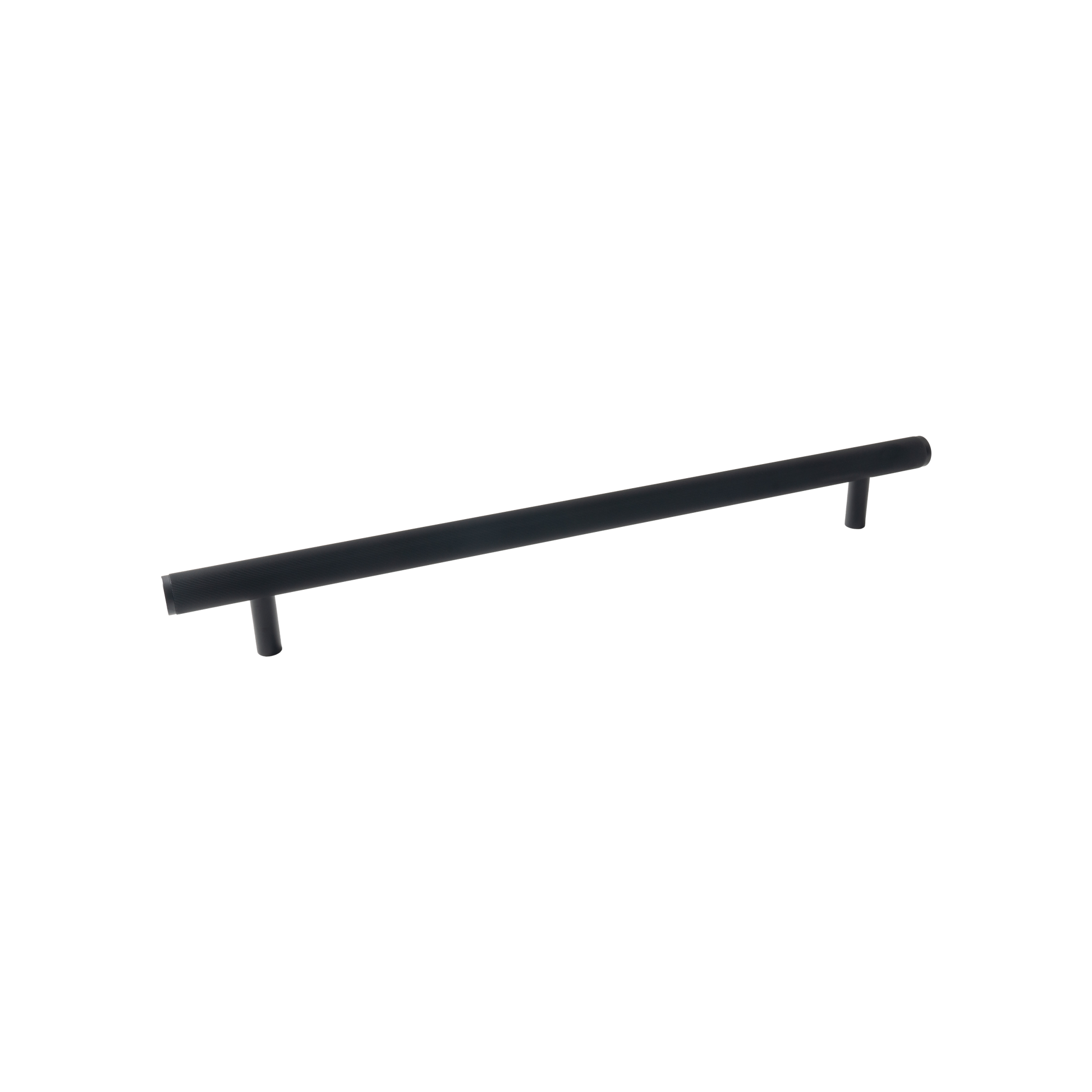 Momo Bellevue Lined Solid Brass Entrance Pull Handle In Matt Black