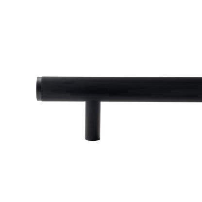 Momo Bellevue Solid Brass Lined Door Pull With Back to Back Fixing In Matt Black (2)