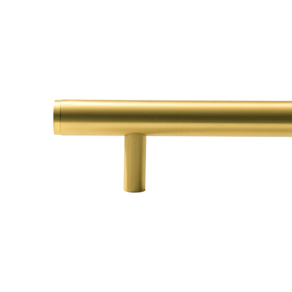 Momo Bellevue Solid Brass Plain Entrance Pull Handle In Brushed Satin Brass (2)