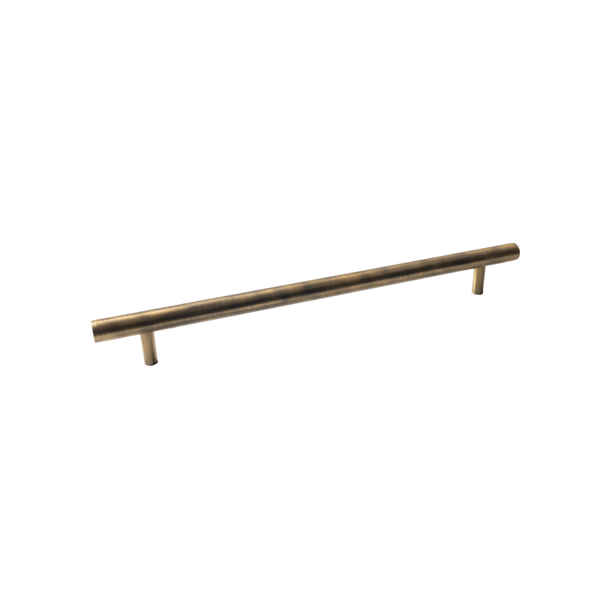 Momo Bellevue Plain Solid Brass Entrance Pull Handle In Dark Brushed Brass