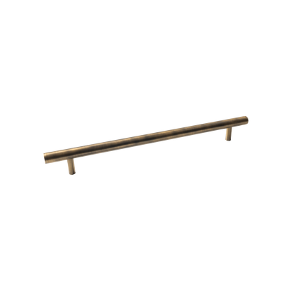 Momo Bellevue Plain Solid Brass Entrance Pull Handle In Dark Brushed Brass