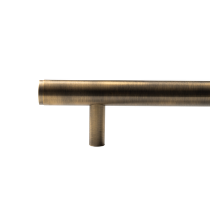 Momo Bellevue Plain Solid Brass Entrance Pull Handle In Dark Brushed Brass (2)