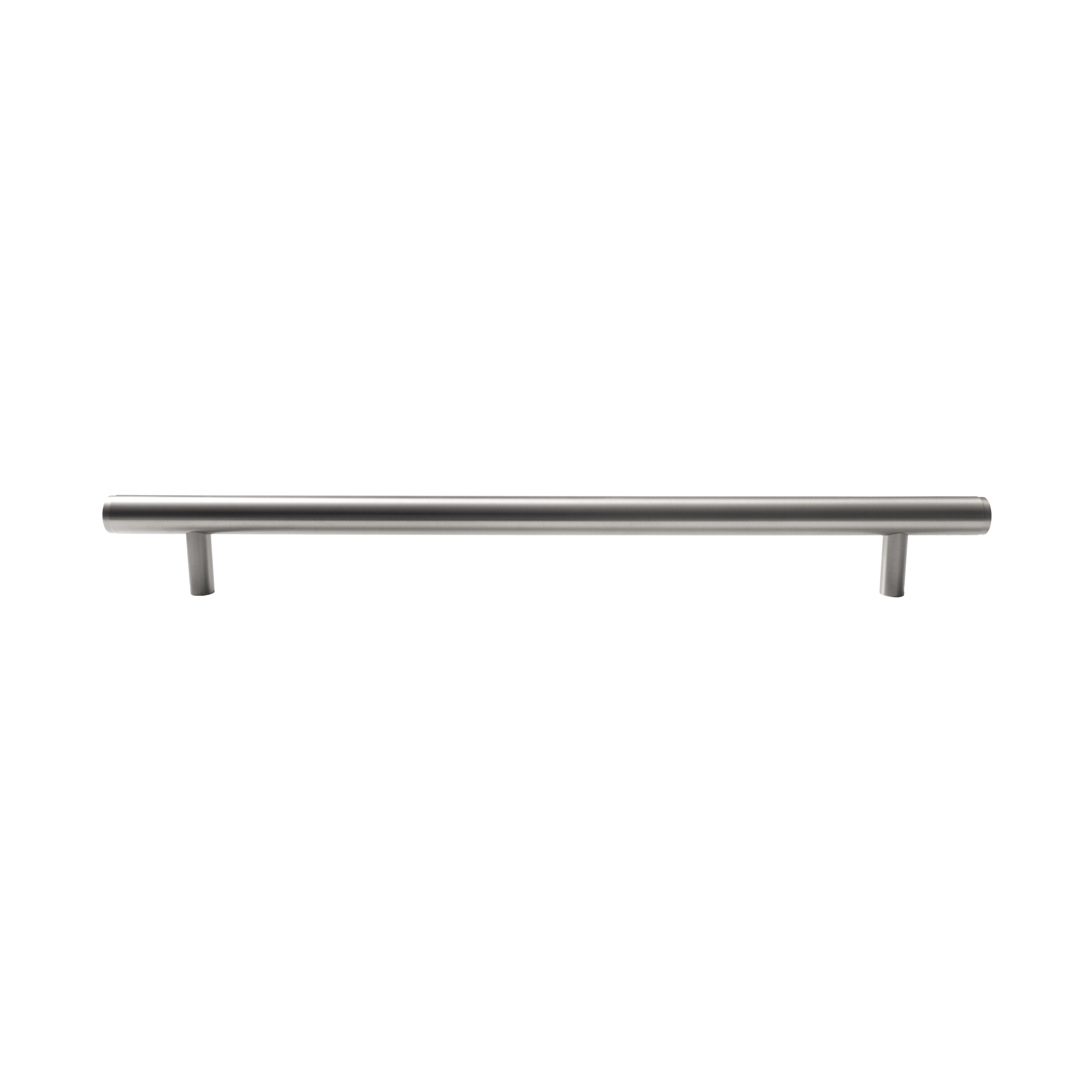 Momo Bellevue Plain Solid Brass Entrance Pull Handle In Dull Brushed Nickel (1)