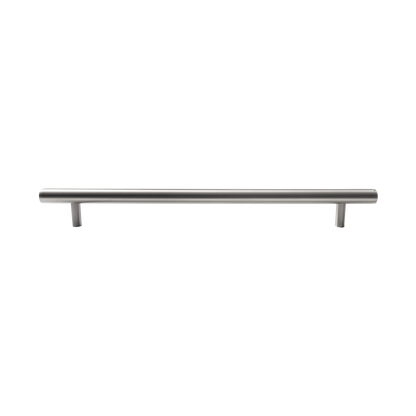 Momo Bellevue Plain Solid Brass Entrance Pull Handle In Dull Brushed Nickel (1)