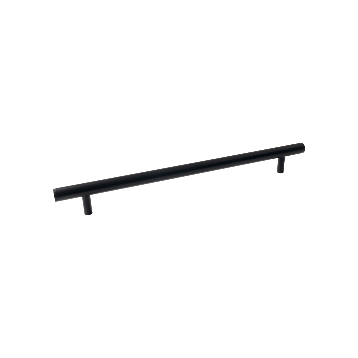 Momo Bellevue Plain Solid Brass Entrance Pull Handle In Matt Black