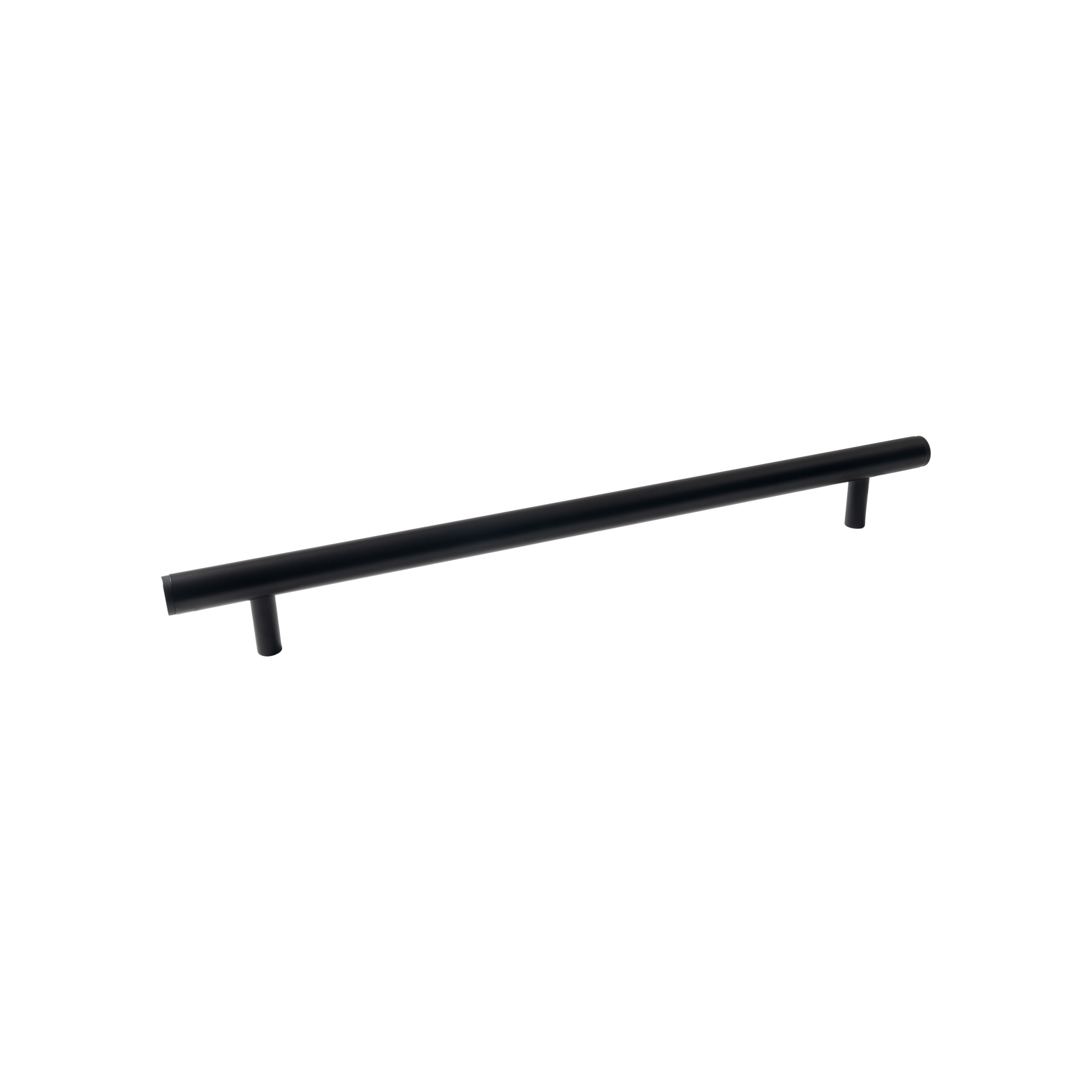 Momo Bellevue Plain Solid Brass Entrance Pull Handle In Matt Black