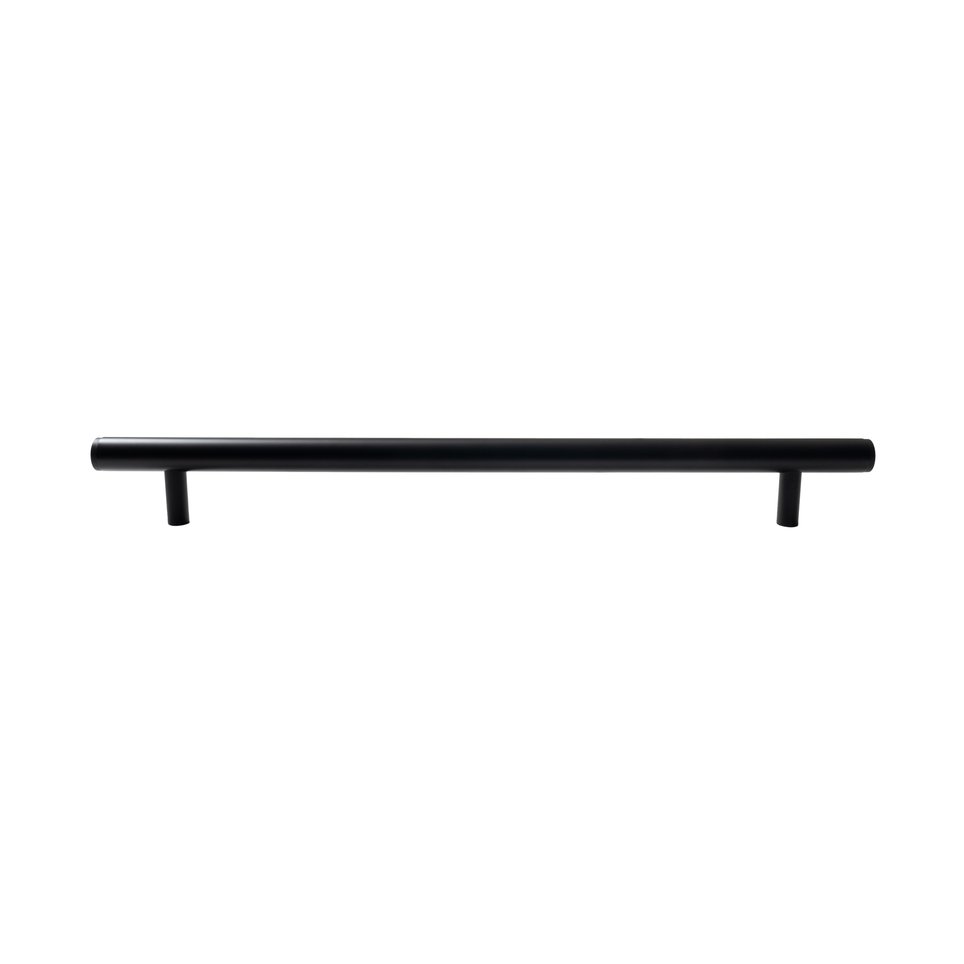 Momo Bellevue Plain Solid Brass Entrance Pull Handle In Matt Black (1)