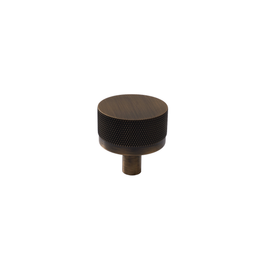Momo Bellevue Knurled Knob Solid Brass 35mm in Bronze