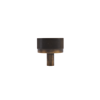 Momo Bellevue Knurled Knob Solid Brass 35mm in Bronze (1)