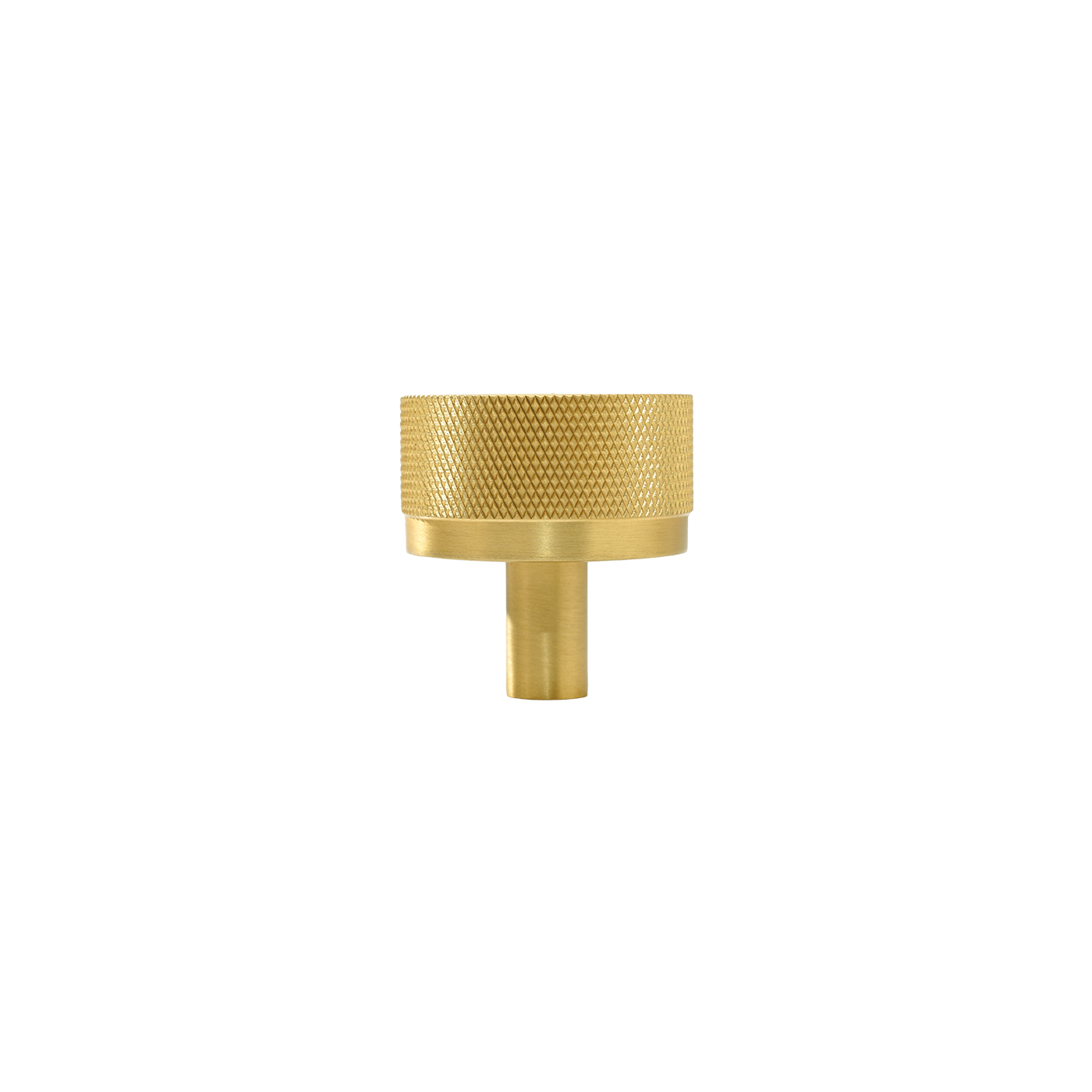 Momo Bellevue Knurled Knob Solid Brass 35mm in Brushed Satin Brass (1)