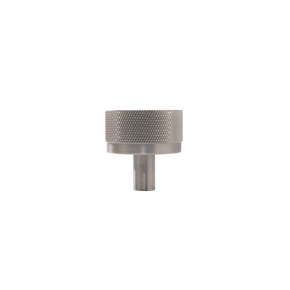Momo Bellevue Knurled Knob Solid Brass 35mm in Dull Brushed Nickel (1)