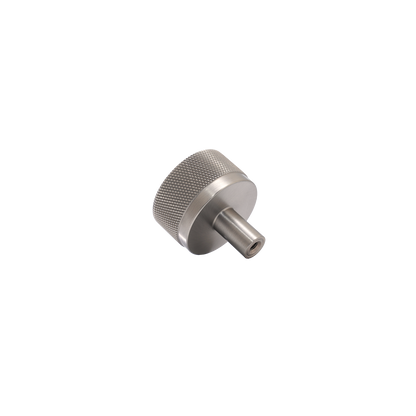 Momo Bellevue Knurled Knob Solid Brass 35mm in Dull Brushed Nickel (2)