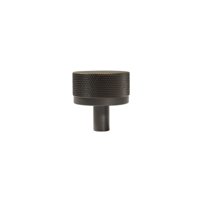 Momo Bellevue Knurled Knob Solid Brass 35mm in Dark Bronze (1)