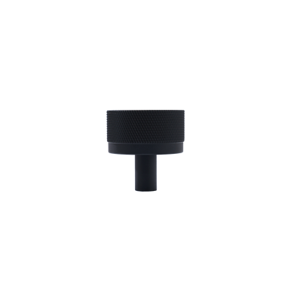 Momo Bellevue Knurled Knob Solid Brass 35mm in Matt Black (1)