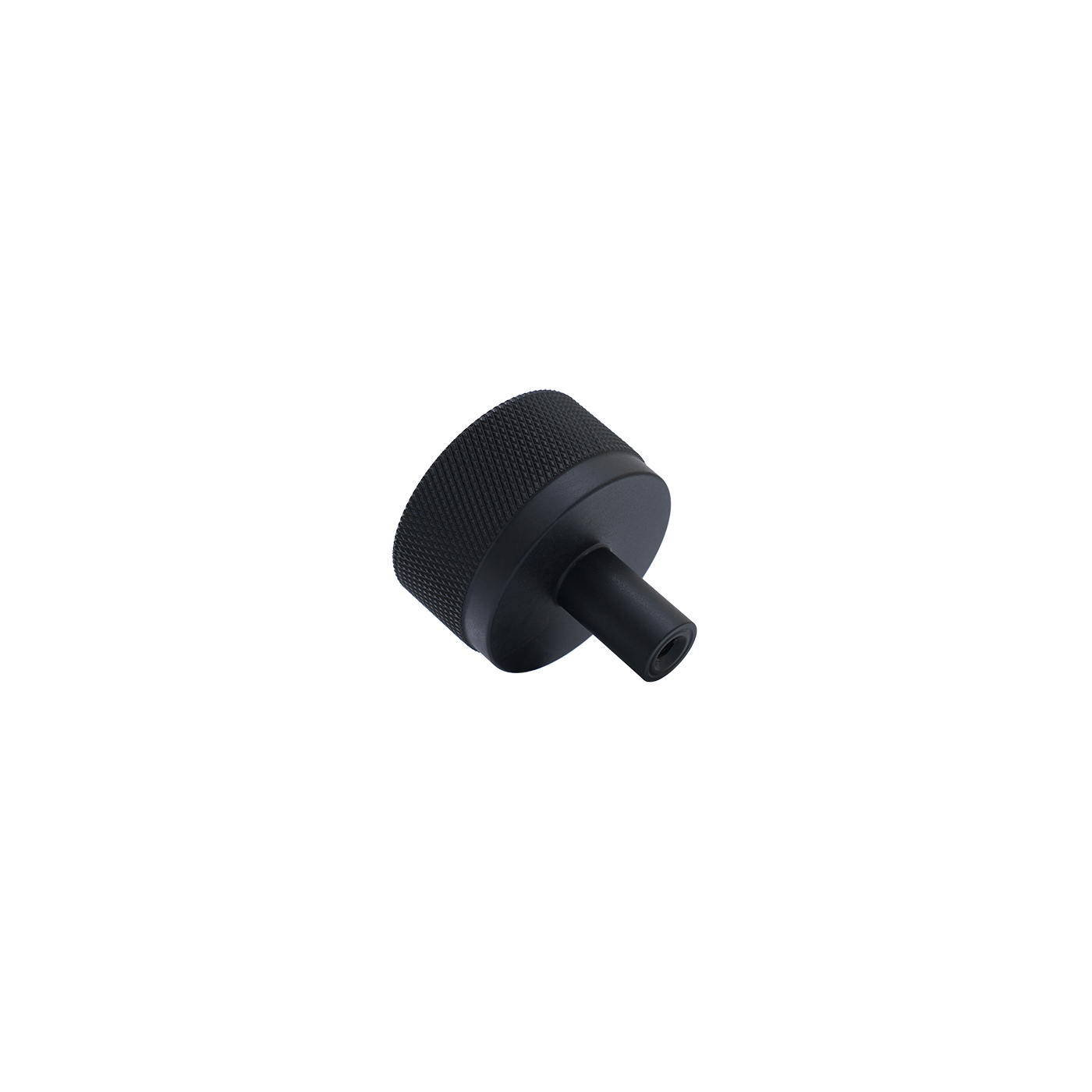 Momo Bellevue Knurled Knob Solid Brass 35mm in Matt Black (2)