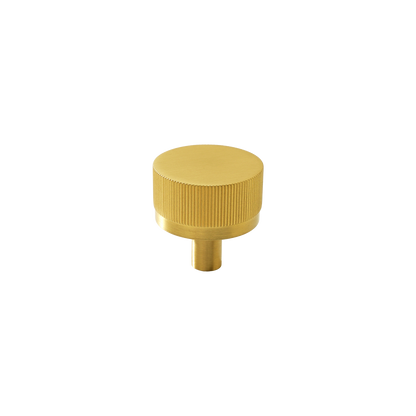 Momo Bellevue Lined Knob Solid Brass 35mm in Brushed Satin Brass