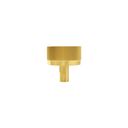 Momo Bellevue Lined Knob Solid Brass 35mm in Brushed Satin Brass (1)