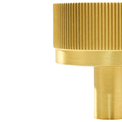 Momo Bellevue Lined Knob Solid Brass 35mm in Brushed Satin Brass (3)