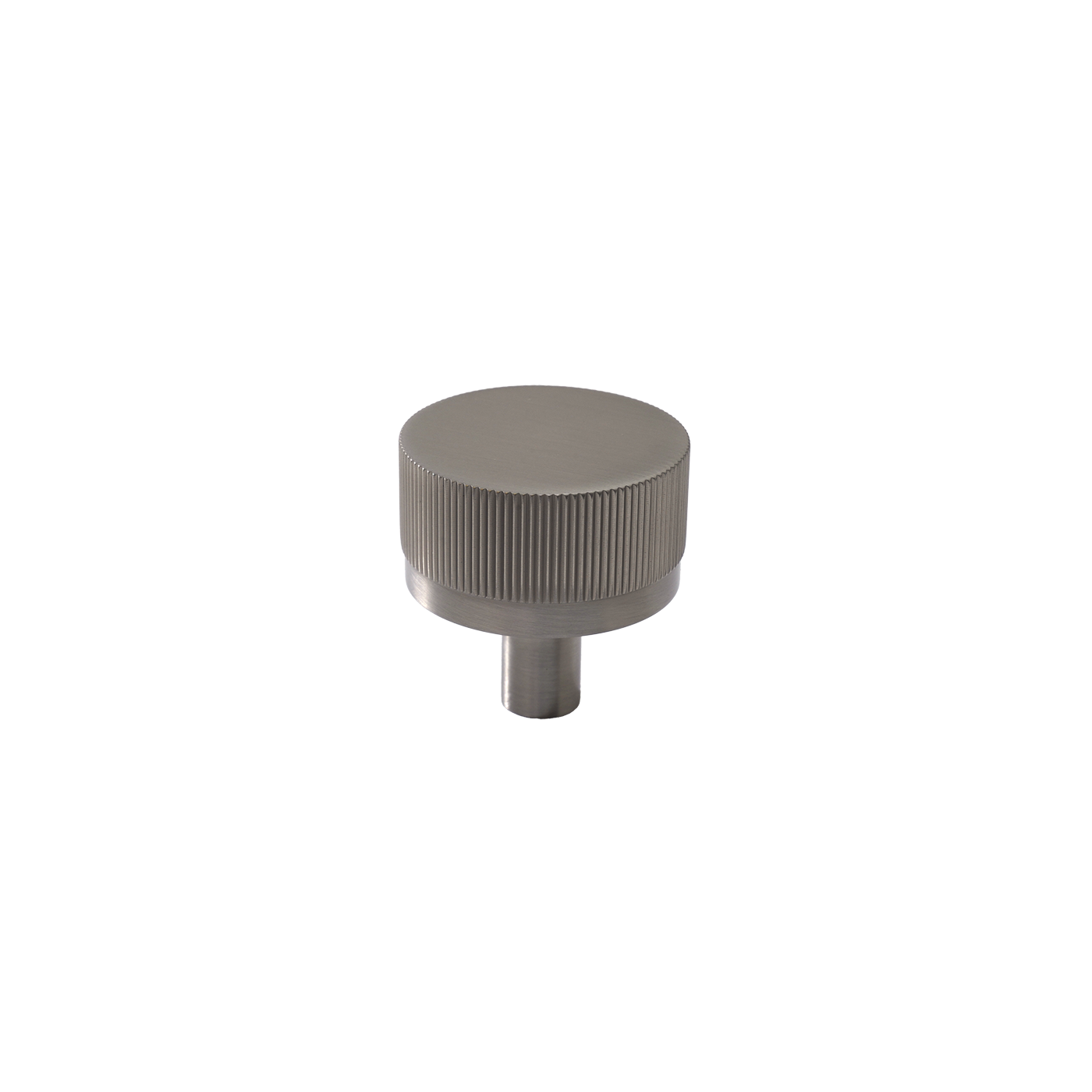 Momo Bellevue Lined Knob Solid Brass 35mm in Dull Brushed Nickel